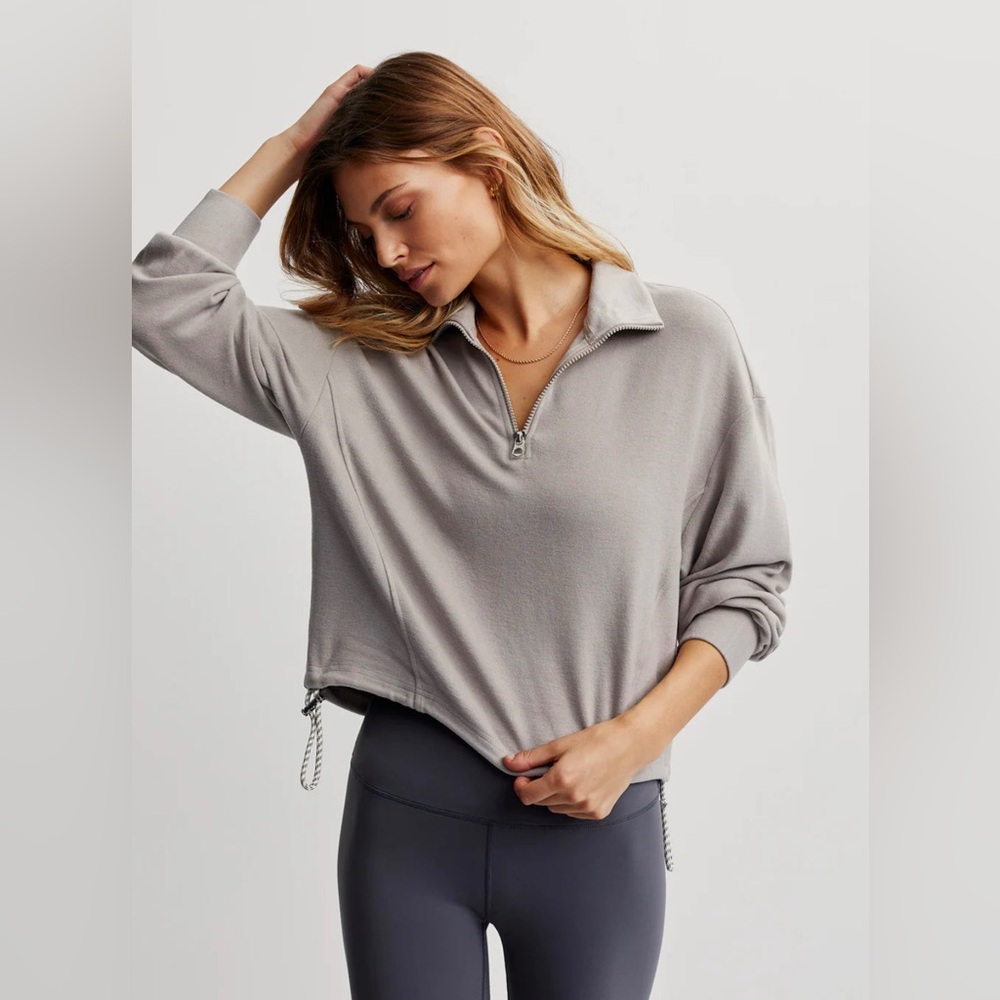NWT VARLEY Sate Collett Half Zip Top - Size XL